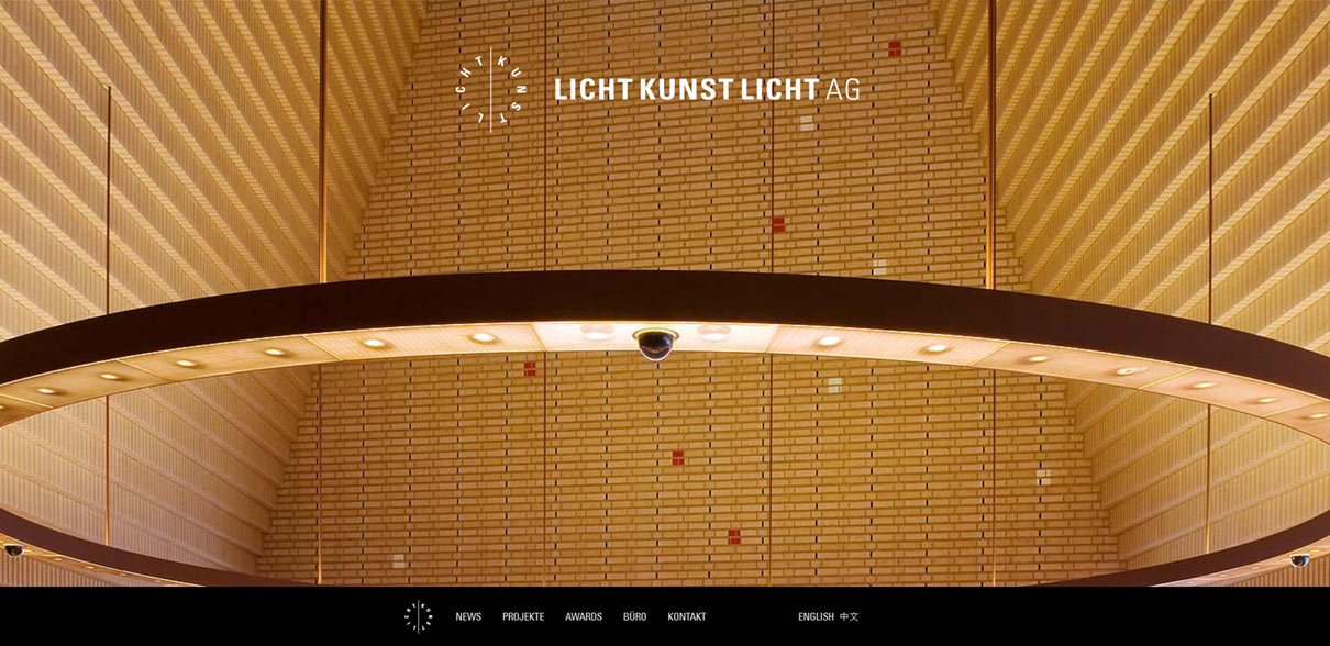 Website des Lichtplanungsbüros lichtkunstlicht in Bonn | 2013