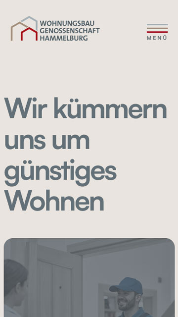 Mobilversion Wohnungsbaugenossenschaft Hammelburg