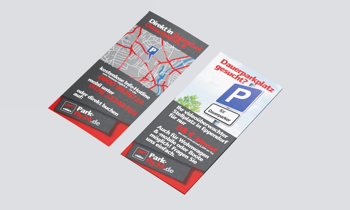 Parken am Flughafen in Hamburg