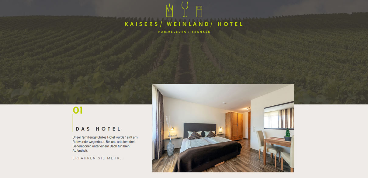 Kaisers Weinland Hotel in Hammelburg