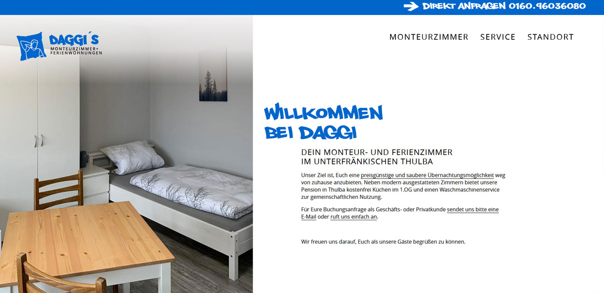 Daggis Monteurzimmer und Ferienwohnungen in Thulba