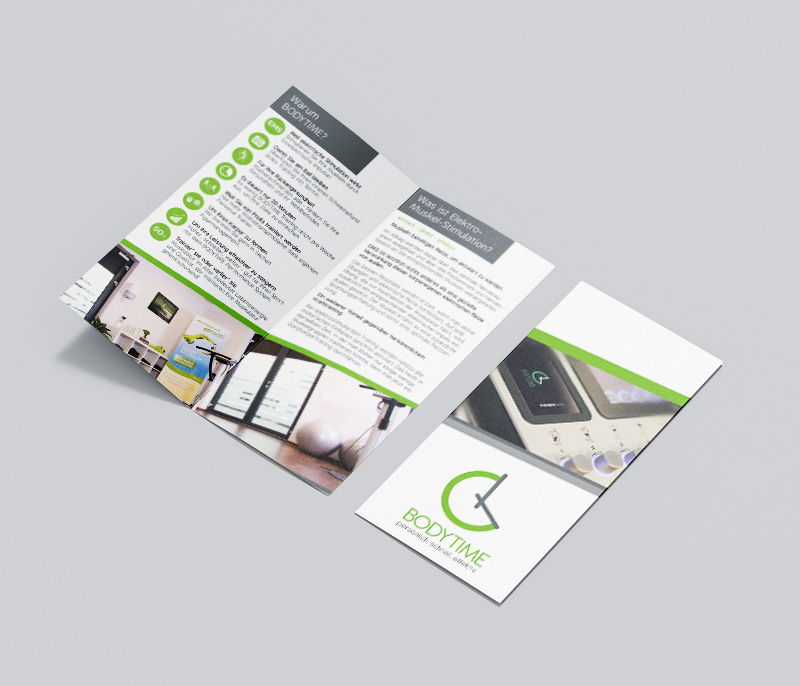 Flyer EMS Fitnessstudio