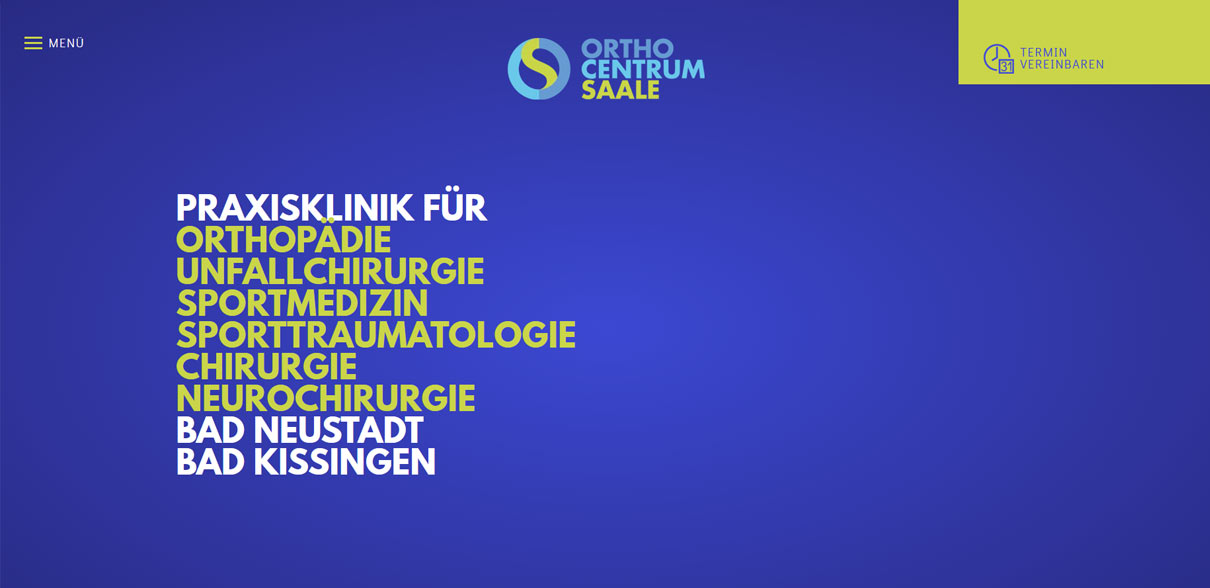 Gemeinschaftspraxis Orthocentrum Saale in Bad Kissingen und Bad Neustadt